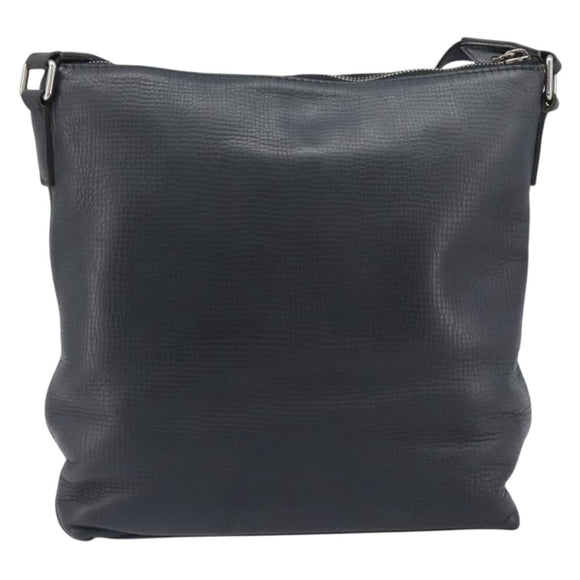 LOUIS VUITTON Utah Shawnee MM Shoulder Bag Leather Gray M94017 LV Auth 208104A