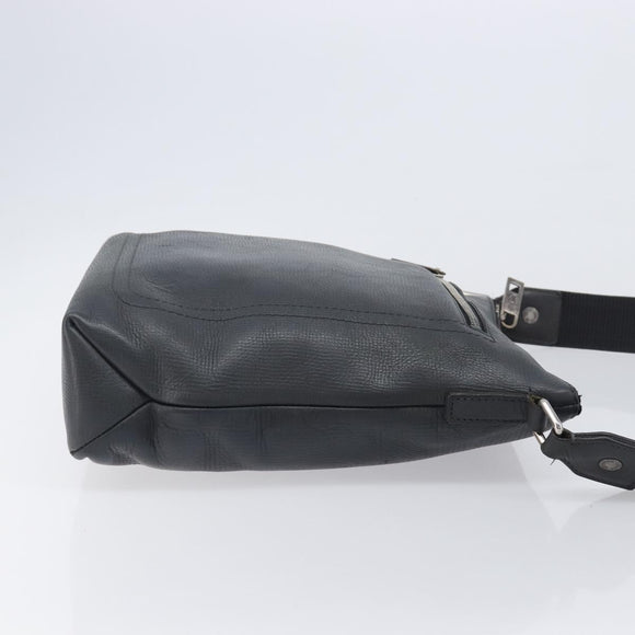 LOUIS VUITTON Utah Shawnee MM Shoulder Bag Leather Gray M94017 LV Auth 208104A