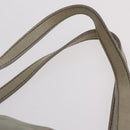 Miu Miu Vitellolux Tote Bag Leather Ivory Gold Tone Auth 208105V-10