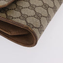 GUCCI GG Supreme Shoulder Bag PVC Beige Gold Tone 94 02 050 Auth 208106-10