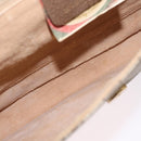 GUCCI GG Supreme Shoulder Bag PVC Beige Gold Tone 94 02 050 Auth 208106-21