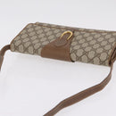 GUCCI GG Supreme Shoulder Bag PVC Beige Gold Tone 94 02 050 Auth 208106-6