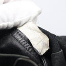 Bottega Veneta Shoulder Bag Leather Black Gold Tone Auth 208108A-22