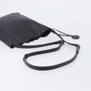 Bottega Veneta Shoulder Bag Leather Black Gold Tone Auth 208108A-7