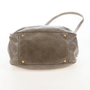 Miu Miu Vitellolux Hand Bag Leather 2way Brown Gold Tone Auth 208116V-13