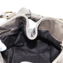 Miu Miu Vitellolux Hand Bag Leather 2way Brown Gold Tone Auth 208116V-22