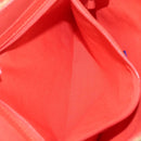 BURBERRY Shoulder Bag Raffia Pink Gold Tone Auth 208117A-23