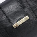 GUCCI GuccissimaGG Hand Bag Leather Black Gold Tone 211935 Auth 208118V-18