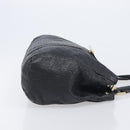 GUCCI GuccissimaGG Hand Bag Leather Black Gold Tone 211935 Auth 208118V-3
