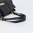 GUCCI GuccissimaGG Hand Bag Leather Black Gold Tone 211935 Auth 208118V-7