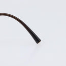 CHANEL COCO Mark Sunglasses Metal Brown CC Auth 208121V-12