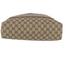 GUCCI GG Supreme Web Sherry Line Tote Bag PVC Beige 002 123 6487 Auth 208122A-10