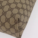 GUCCI GG Supreme Web Sherry Line Tote Bag PVC Beige 002 123 6487 Auth 208122A-12
