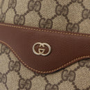 GUCCI GG Supreme Web Sherry Line Tote Bag PVC Beige 002 123 6487 Auth 208122A-15