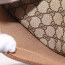 GUCCI GG Supreme Web Sherry Line Tote Bag PVC Beige 002 123 6487 Auth 208122A-20