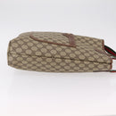 GUCCI GG Supreme Web Sherry Line Tote Bag PVC Beige 002 123 6487 Auth 208122A-4
