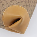 GUCCI Micro GG Web Sherry Line Tote Bag PVC Beige Gold 002 904 0131 Auth 208124-14