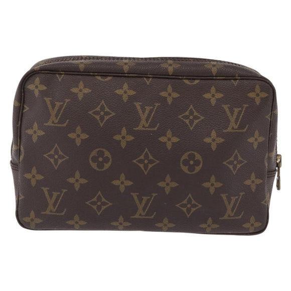 LOUIS VUITTON Monogram Trousse Toilette 23 Clutch Bag M47524 LV Auth 208129A