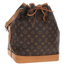 LOUIS VUITTON Monogram Noe Shoulder Bag M42224 LV Auth 208130V-1