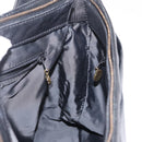 CHANEL Shoulder Bag Leather Black Gold Tone CC Auth 208135V-20
