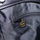 CHANEL Shoulder Bag Leather Black Gold Tone CC Auth 208135V-22