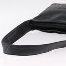 CHANEL Shoulder Bag Leather Black Gold Tone CC Auth 208135V-7