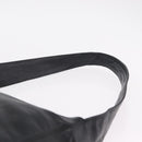 CHANEL Shoulder Bag Leather Black Gold Tone CC Auth 208135V-14