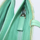 Bottega Veneta INTRECCIATO Tote Bag Harako leather Green Silver Auth 208141A-28