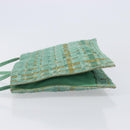 Bottega Veneta INTRECCIATO Tote Bag Harako leather Green Silver Auth 208141A-5