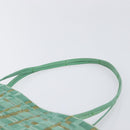 Bottega Veneta INTRECCIATO Tote Bag Harako leather Green Silver Auth 208141A-8