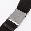 GUCCI GG Canvas Waist Bag Beige Silver 131236 Auth 208149-11