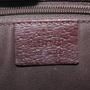 GUCCI GG Canvas Waist Bag Beige Silver 131236 Auth 208149-20