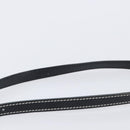 BURBERRY Nova Check Shoulder Bag Canvas Black Silver Auth 208150-9
