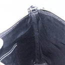 BURBERRY Nova Check Shoulder Bag Canvas Black Silver Auth 208150-20
