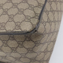 GUCCI GG Supreme Hand Bag PVC Beige Gold Tone 190259 Auth 208151-15