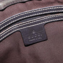 GUCCI GG Supreme Hand Bag PVC Beige Gold Tone 190259 Auth 208151-23