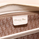 Christian Dior Canage Shoulder Bag Lamb Skin Beige Gold Tone Auth 208153-22