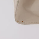Christian Dior Canage Shoulder Bag Lamb Skin Beige Gold Tone Auth 208153-5