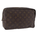 LOUIS VUITTON Monogram Trousse Toilette 28 Clutch Bag M47522 LV Auth 208157-1