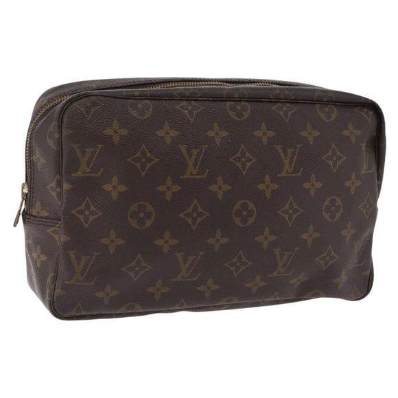 LOUIS VUITTON Monogram Trousse Toilette 28 Clutch Bag M47522 LV Auth 208157