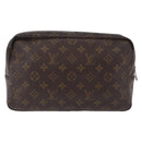 LOUIS VUITTON Monogram Trousse Toilette 28 Clutch Bag M47522 LV Auth 208157-2