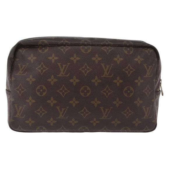LOUIS VUITTON Monogram Trousse Toilette 28 Clutch Bag M47522 LV Auth 208157