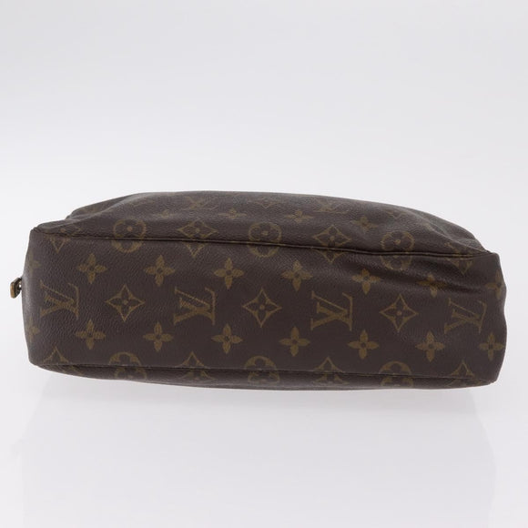 LOUIS VUITTON Monogram Trousse Toilette 28 Clutch Bag M47522 LV Auth 208157