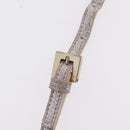 FENDI Zucchino Canvas Mamma Baguette Shoulder Bag Beige Gold 8BT075 Auth 208158-10