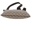 GUCCI GG Supreme Shoulder Bag PVC Beige Silver 141626 Auth 208159-12