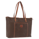 CELINE Macadam Tote Bag PVC Brown Auth 208166-1