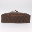 CELINE Macadam Tote Bag PVC Brown Auth 208166-12