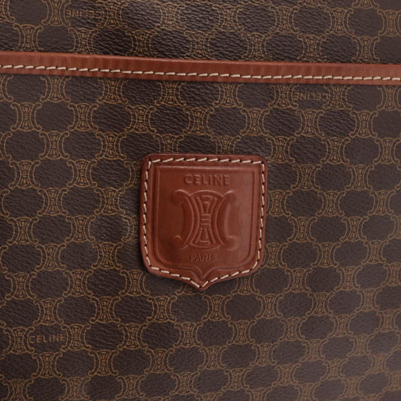 CELINE Macadam Tote Bag PVC Brown Auth 208166