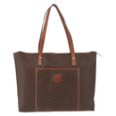 CELINE Macadam Tote Bag PVC Brown Auth 208166-2