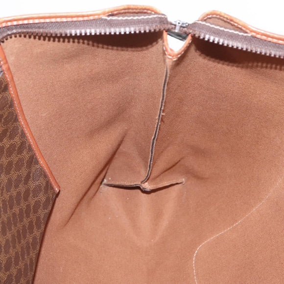 CELINE Macadam Tote Bag PVC Brown Auth 208166